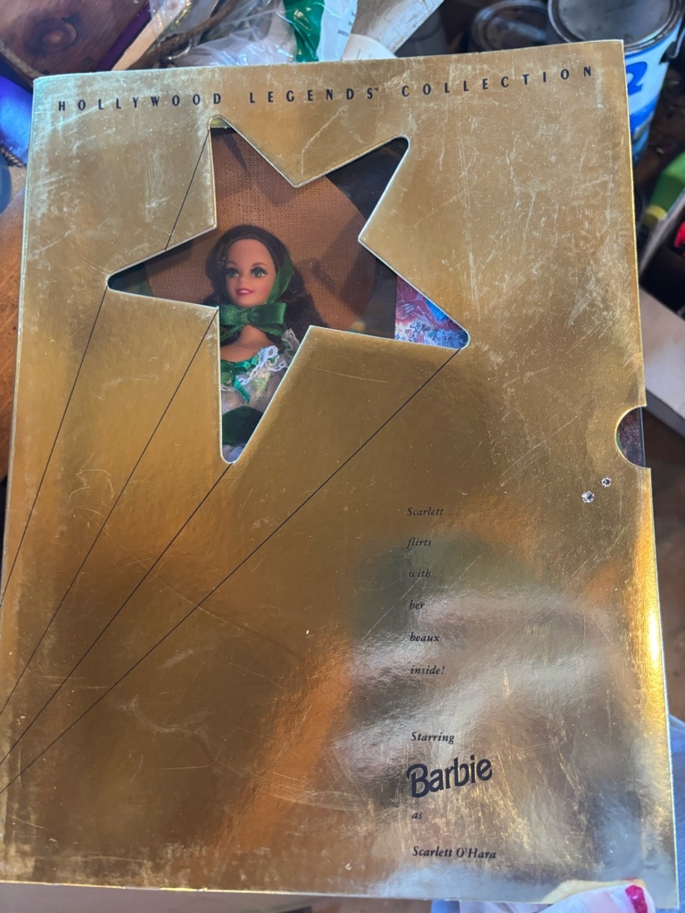 Barbie Hollywood Legends Collection Gold Box with Green Costume Accent